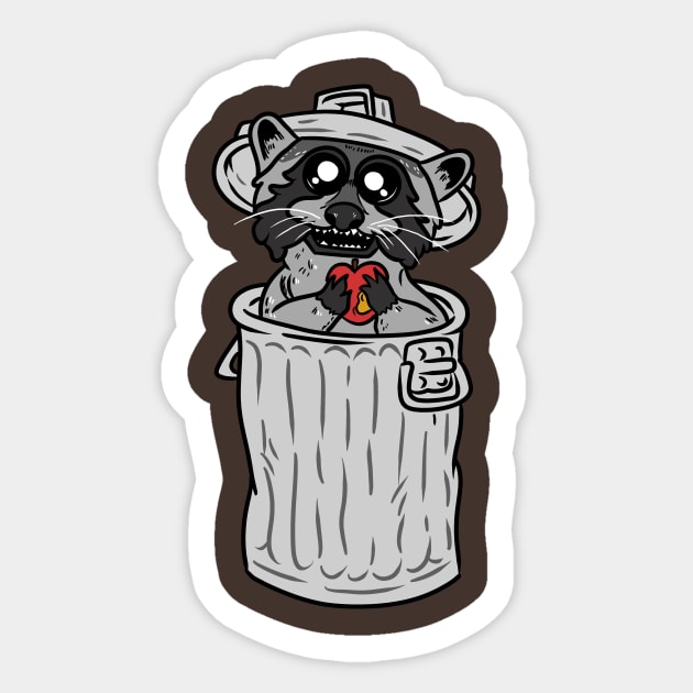 Trash Panda Sticker by absolemstudio